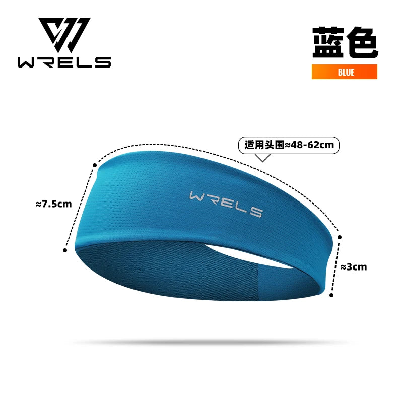 WRELS Headband Absorbent Non-slip Cycling Yoga Sweat Headband Sweatband Unisex Moisture Wicking Workout Sweatband Fitness