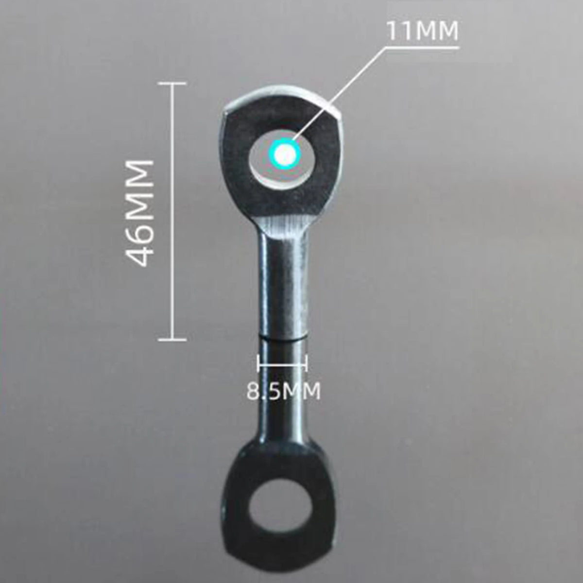 10 Steel Wire Rope Eyelets Gym Machine Cable Accessory Heavy Duty Exercise Machine Eyelet Terminal Connector for 2mm Rope