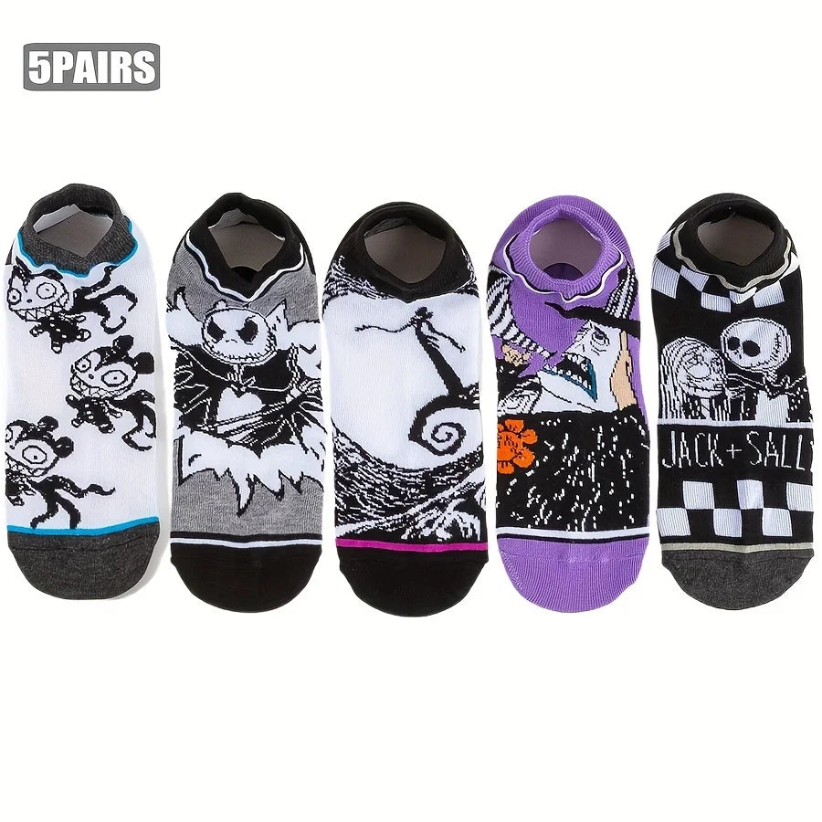 1/5/6/10/20pairs BEAST KINGDOM Men Women Street Funny Socks Cartoon Anime Hip Hop Fashion Novelty Casual Crew Socks