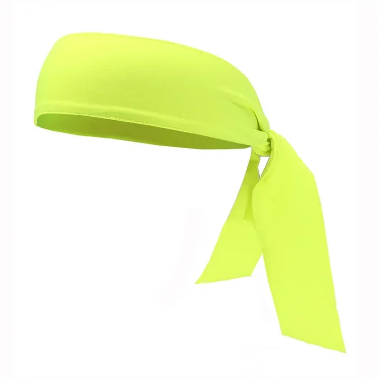 Color Elastic Sports Sweatband for Tennis Unisex Men Women Boy Girl Teens Headband Gym Fitness Yoga Hair Bands Athletic Headwear