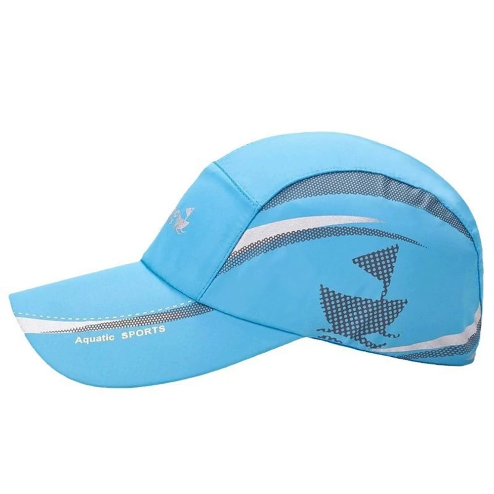 Quick Dry Unisex Adjustable Baseball Cap Sun Protection Hat for Golf Fishing Outdoor Sports Activities