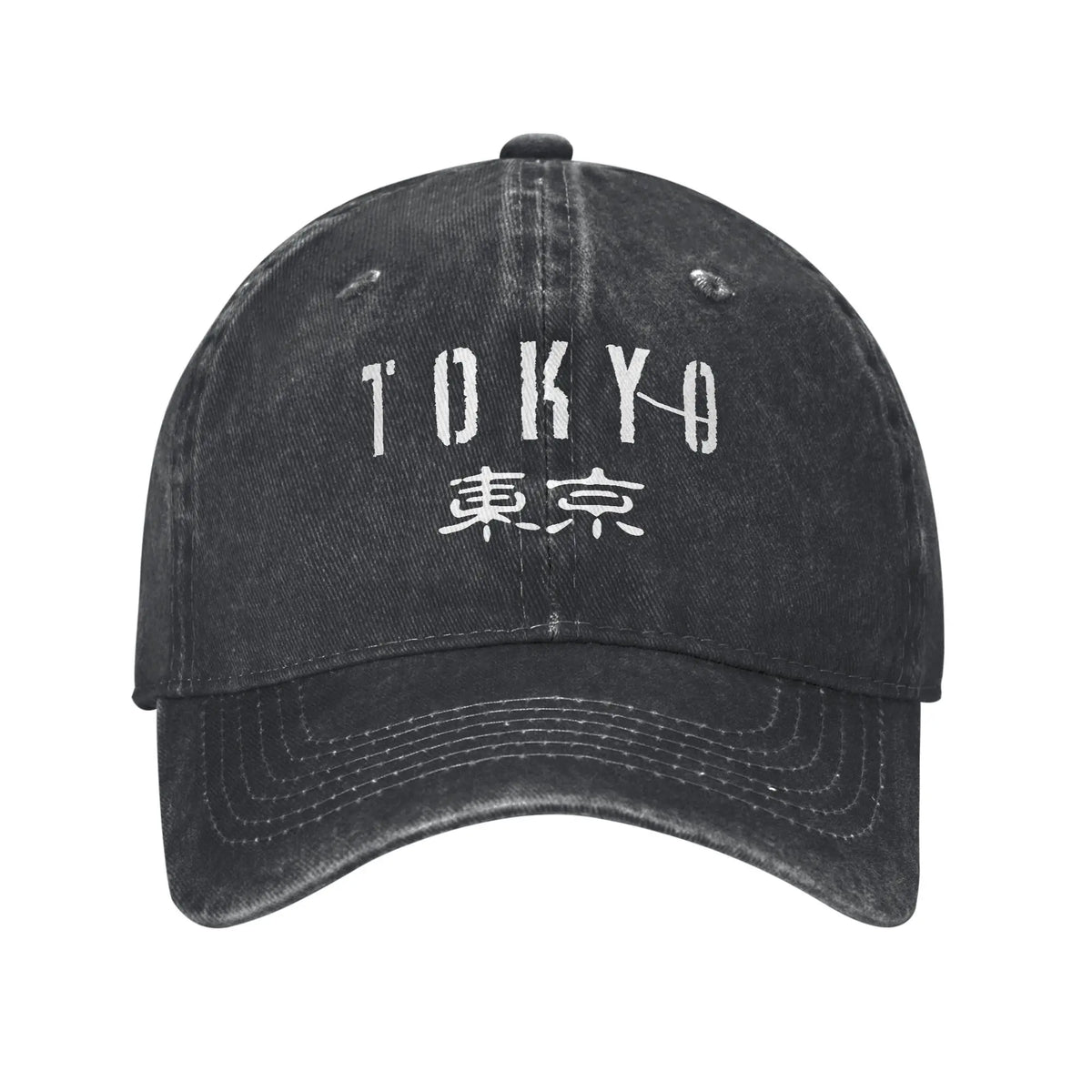1pc Tokyo Japan Casual Baseball Cap Running Hippie Hip Hop Hat Summer Sun Protection Couple Unisex-Teens Streetwear Snapback Cap