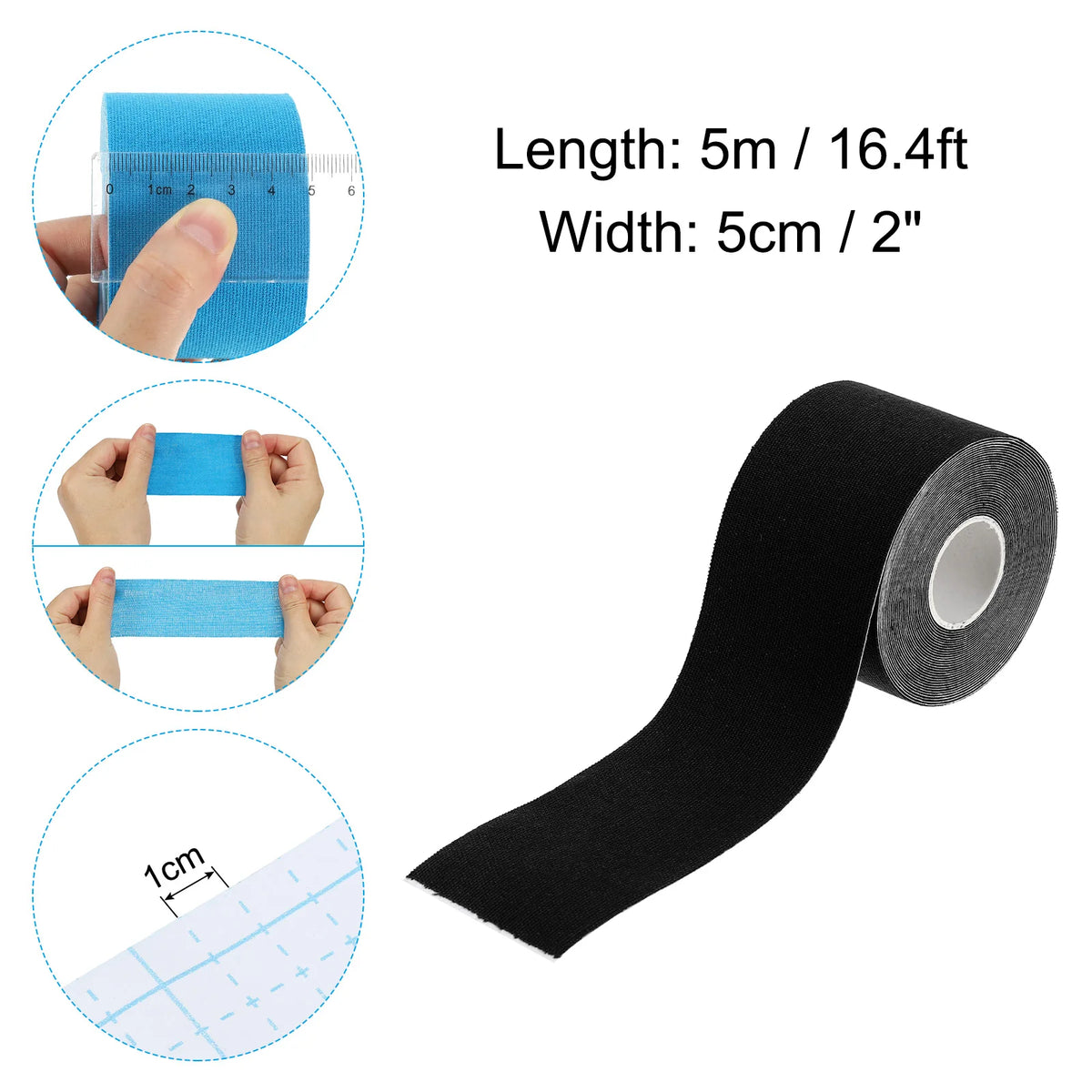 Aerial Hoop Tape Athletic Tape Adhesive Non-Slip Grip Tape Yoga Rig Sport Tape for Wrapping Exercises Gymnastics 16.4ft Colorful