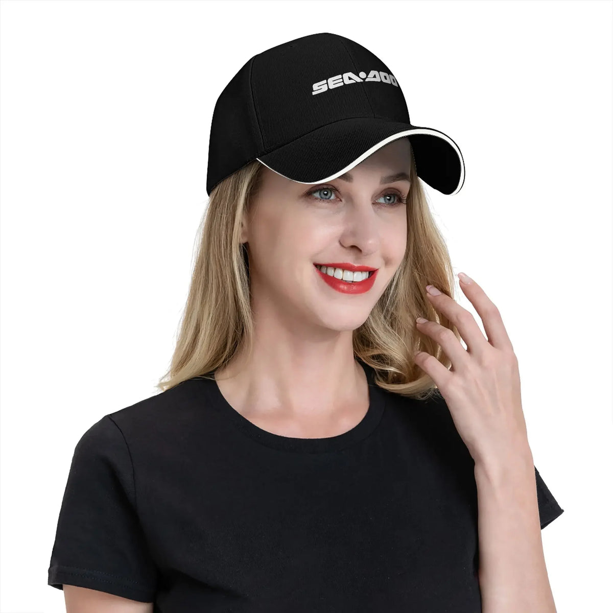 Boat Watercraft Sea Doo Team Waves Baseball Cap Popular  Sandwich Hats Men Women Polyester Headwear Workouts