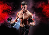 Motivational Quote Bodybuilding Weightlifting Schwarzenegger Man Girl Gym Fitness Poster Prints Canvas Painting Wall Home Decor