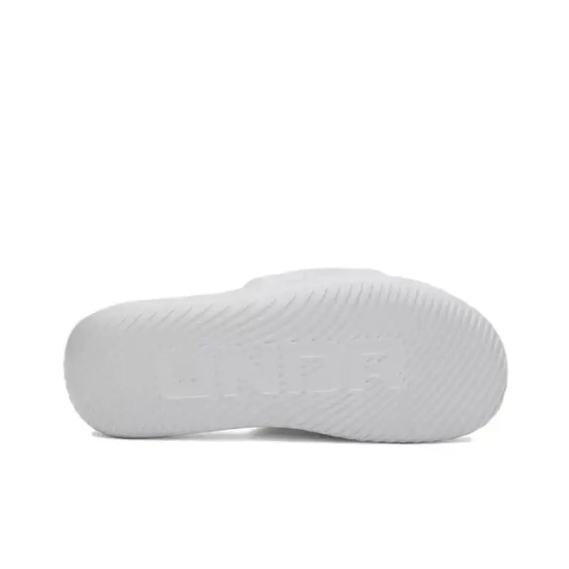 Under Armour Ignite Pro 8 Versatile, Black White Casual Sport Slides Cushioned Thick Sole Non-Slip Slippers for Gym Beach