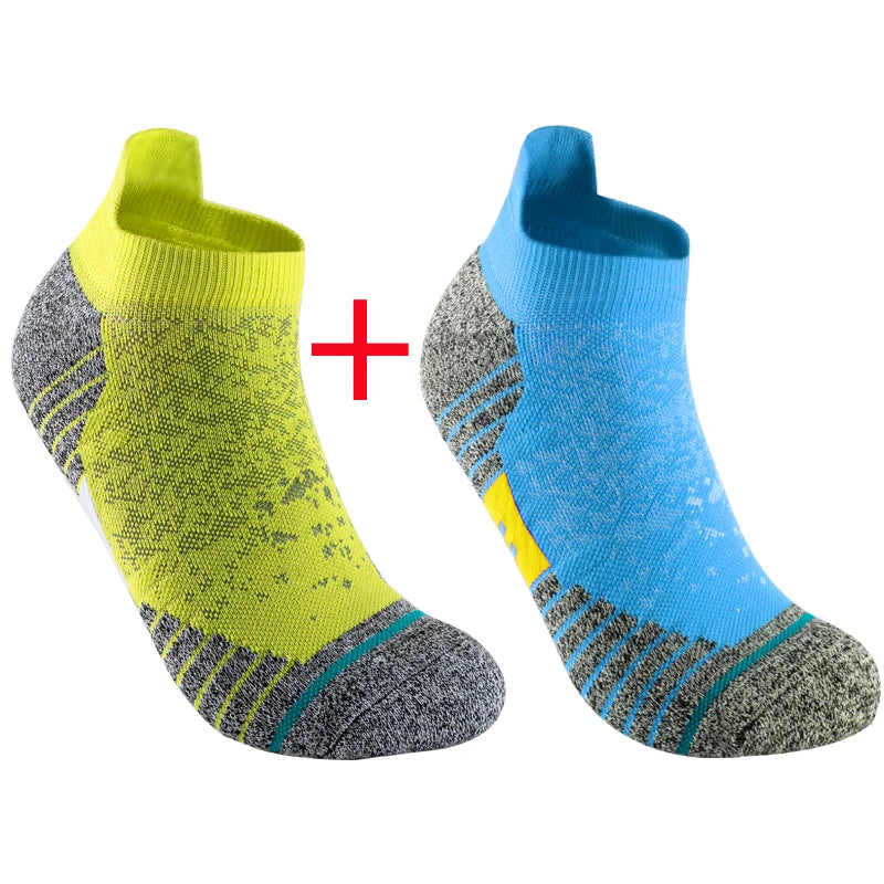 2 Pairs Bike Socks Men Nurse Compression Cycling For Women Mtb Guard Socks Stockings Sport Grip Barre Socks Invisible socks