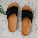 Men's One-Strap Sandals: Waterproof, Anti-Slip, Thick-Soled, Wear-Resistant, Soft-Soled, Comfortable, Everyday Slip-On Sandals.