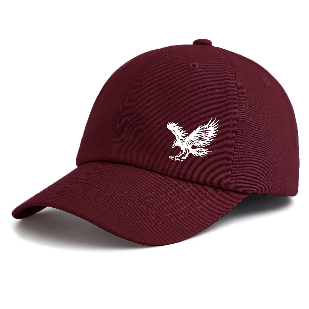 1pc EAGLE Print  Baseball Cap for Adults,  Minimalist Retro Style Casual Soft Adjustable Dad Hat, Perfect As Gift