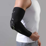 VBOSi 1 Piece Women Men Crashproof Honeycomb Sport Elbow Pads Elastic Arm Sleeve Support for Basketball Volleyball Football