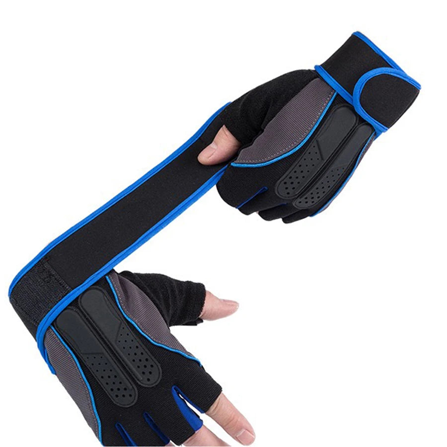 Fitness gloves, men's and women's dumbbell horizontal bar exercise training protection, wear-resistant pull up anti cocoon wrist