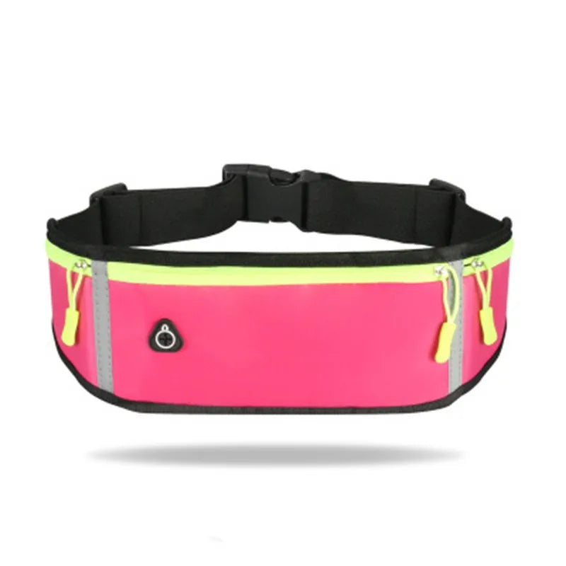 Professional Running Waist Bag Sports Belt Pouch Mobile Phone Case Men Women Hidden Pouch Gym SportsBags Running Belt Waist Pack