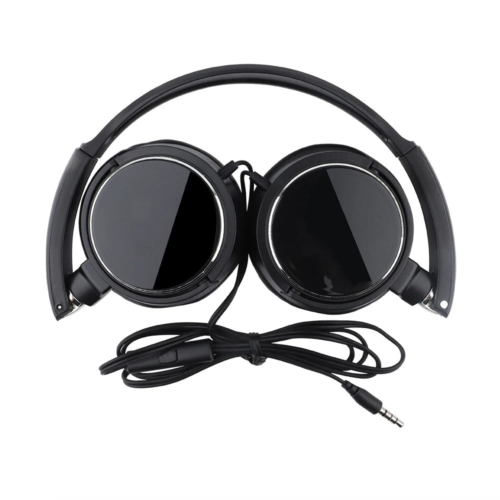 3.5Type-C/MM Wired Headphones Foldable Adjustable Headset Bass Stereo Earphones For Pc Mp3 Mobile Headphones With Noise Cancel