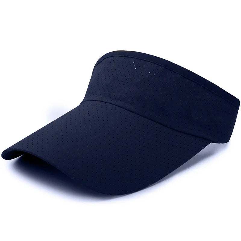 Outdoor Sports Hat Adjustable Empty Top Quick Drying Sunshade Tennis Golf Running Hat Summer Lightweight Anti UV Cycling Visor