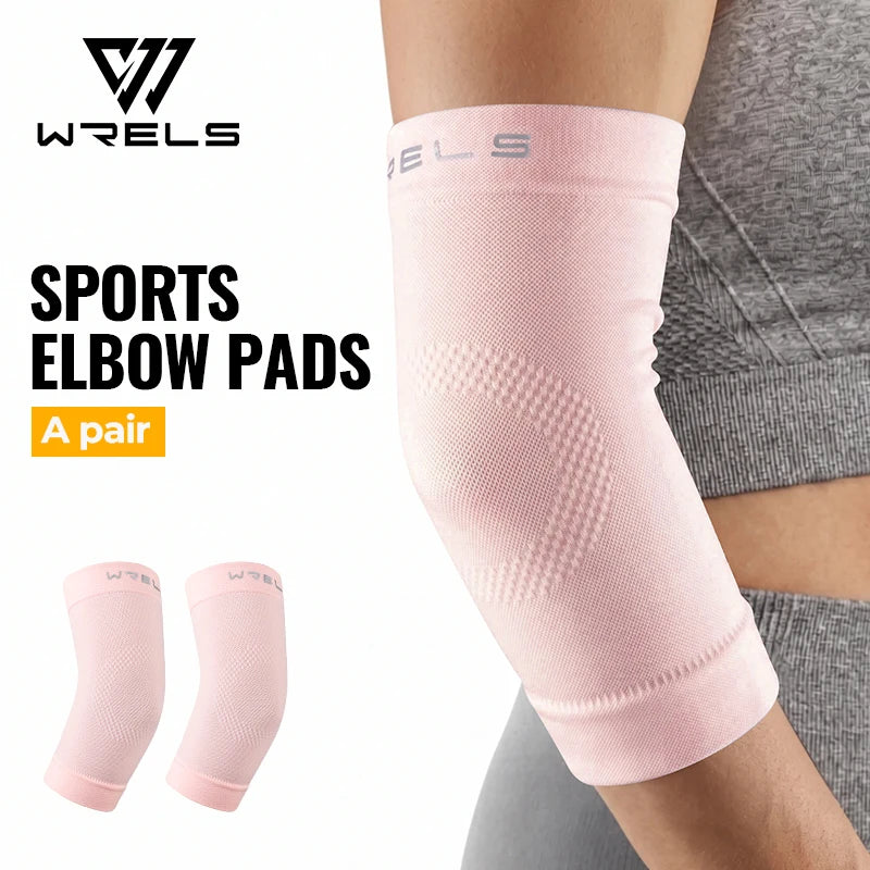 WRELS Elbow Brace Compression Arm Sleeve Breathable Ultralight Elbow Support Non Slip Men Women Basketball Gym Elbow Protector