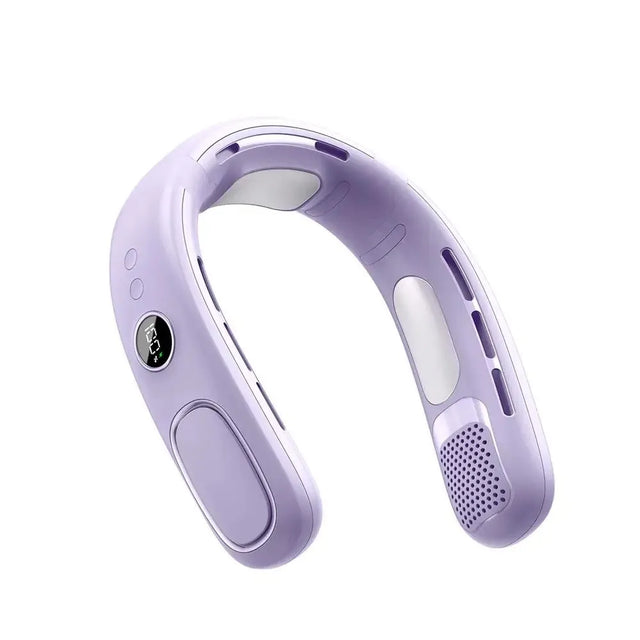 N90 Neck Fan Semiconductor Cooling 5-Speed Bladeless Wearable Fan USB Rechargeable Portable Outdoor Travel Camping