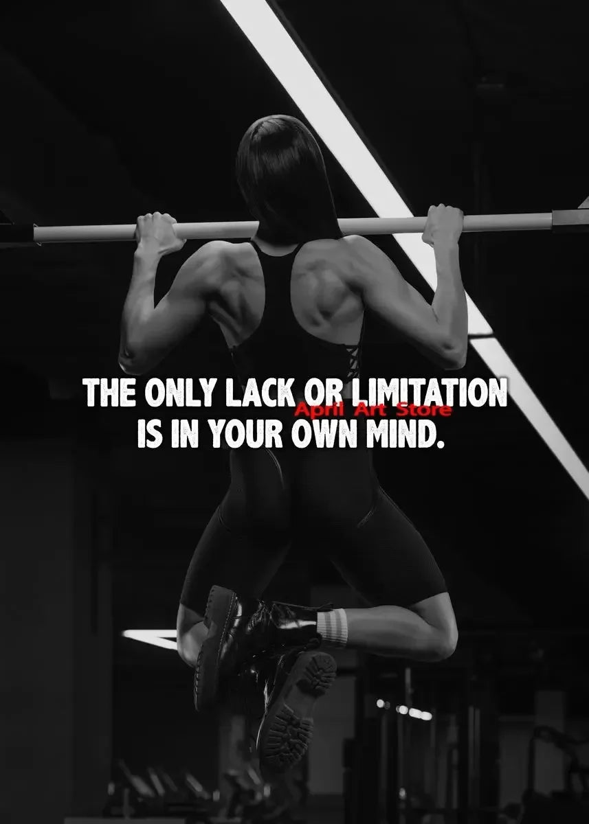 Workout Inspirational Quotes Prints Motivational Fitness Poster Bodybuilding Canvas Painting Wall Art Picture for Gym Home Decor