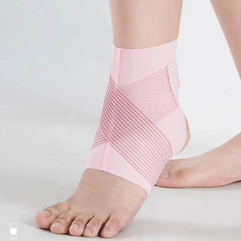1PC Professional Ankle Brace Anti Sprain Ankles Cycling Running Ankle Guard Adjustable Summer Thin Outdoor Sport Ankle Guard