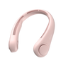 JISULIFE Portable Neck Fan, 4000mAh Battery Rechargeable, 5 Speeds Adjustable, Twistable Hands-Free Bladeless Neckband for Sport