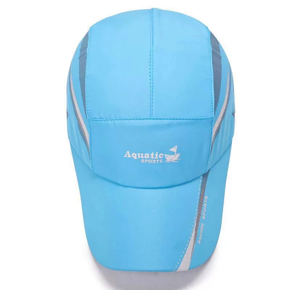 Quick Dry Unisex Adjustable Baseball Cap Sun Protection Hat for Golf Fishing Outdoor Sports Activities