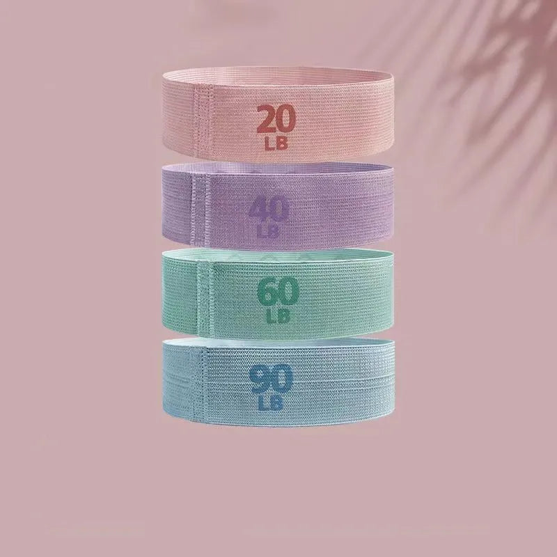 Fabric Elastic Bands Fitness Resistance Bands Yoga Pilates Hip Circle Expander Bands Gym Training Loops Yoga Workout Equipment