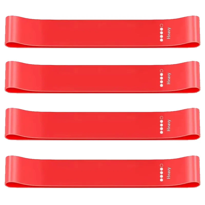 1/2/4 pcs Yoga Resistance Rubber Bands Fitness Elastic Bands Gym Strength Training Pilates Latex Elastic Bands Indoor Equipment