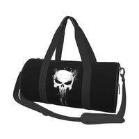 Skeleton Skull Print Round Travel Duffel Bag Lightweight Waterproof Durable Handbags Yoga Gym Sports Bag Outdoor Fitness Bags