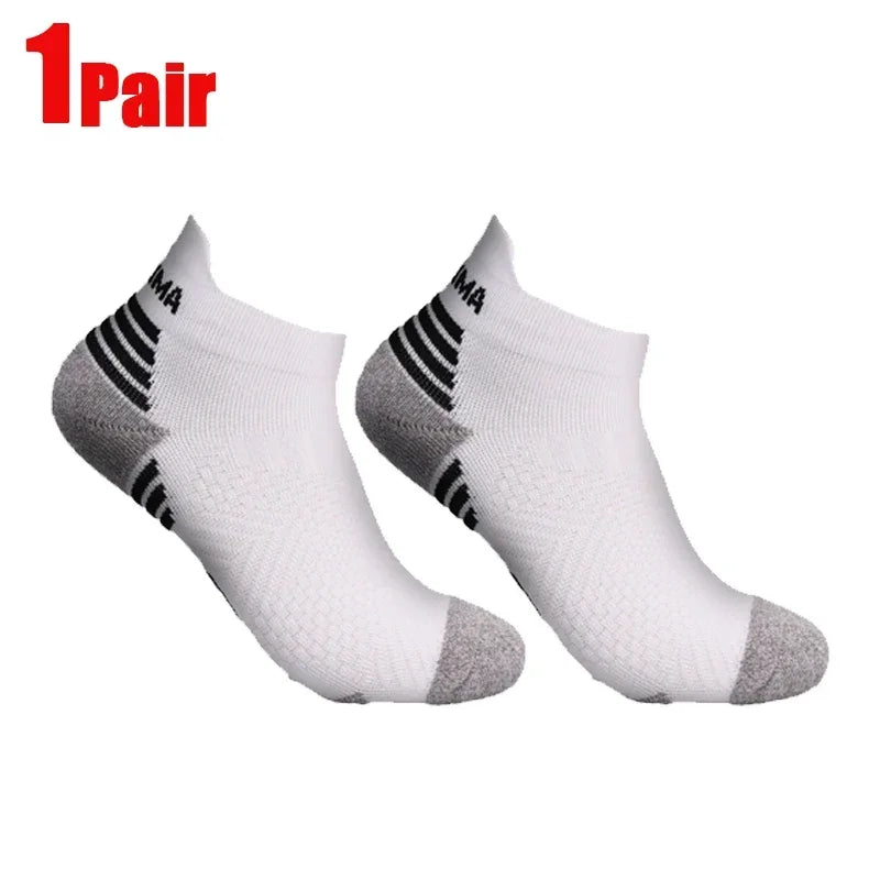 3/1Pairs Sport Compression Ankle Socks Men Women Professional Low Cut Fitness Marathon Running Outdoor Deodorant Breathable Sox
