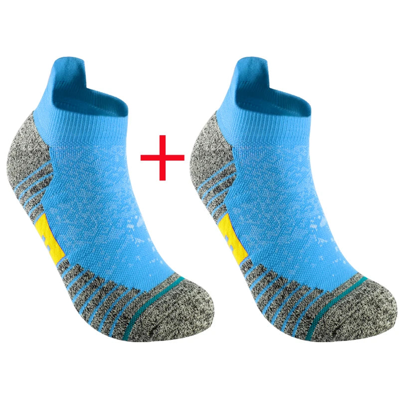 2 Pairs Bike Socks Men Nurse Compression Cycling For Women Mtb Guard Socks Stockings Sport Grip Barre Socks Invisible socks
