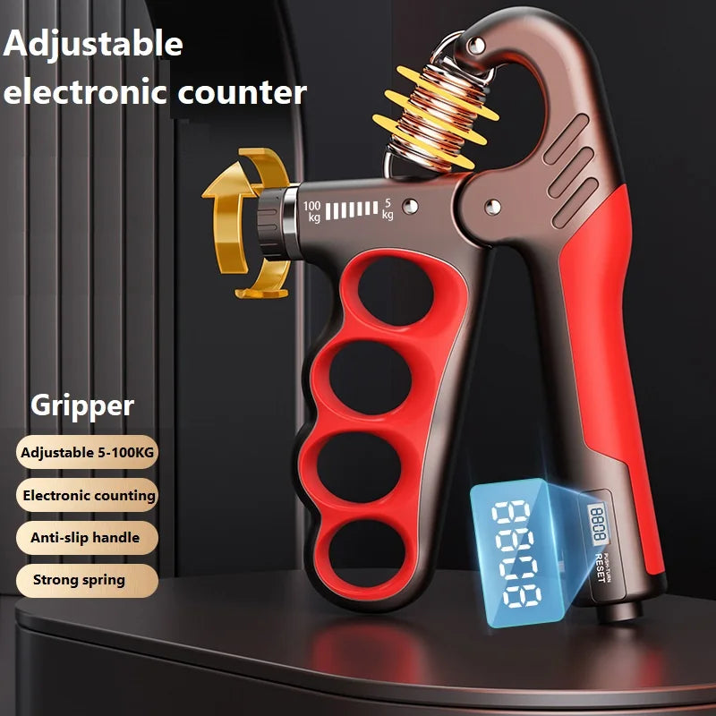 Grip Strengthener Forearm Bodybuilding Hand Finger Exercise Tool Finger Trainer Hand Squeezer Exercises Handle Strength Trainer