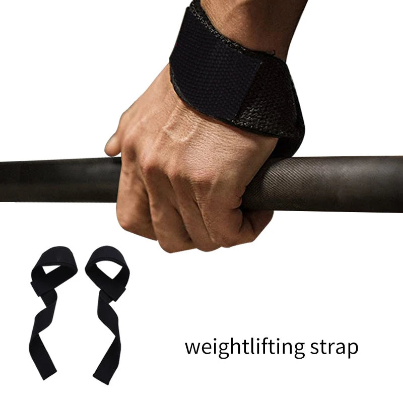 Cotton Weightlifting Straps, Strength Training Power Lifting Strap,Adjustable,Non-slip,Gym Fitness,Sports Grip Band