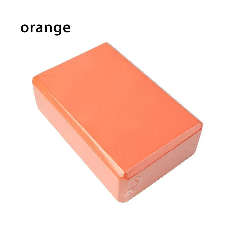 Yoga Blocks Gym Foam Brick Pilates Stretching Body Shaping Building Cubes High Density Foam Blocks Solid Color Balance Blocks