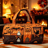 Halloween Quilted Bus Pumpkin Bag Women's Handbag Valentine's Day Gift Travel Bag Multi functional Sports Short Distance Handbag