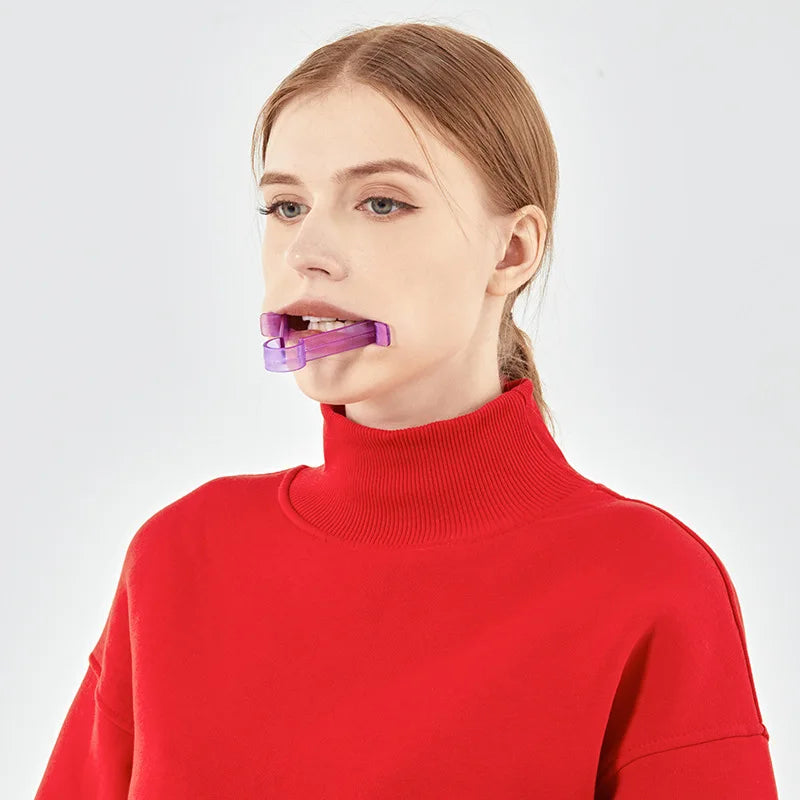 1/2/3/4pcs Jaw Chewing Trainer V-Shaped Oral Muscle Firming Chin Exerciser Face Muscle Trainer Improvement Lower Jaw Oral Muscle