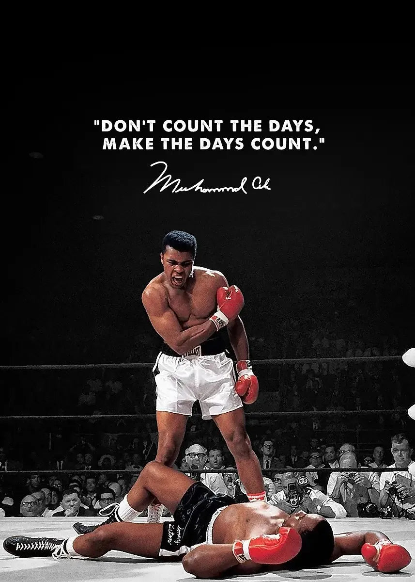 Boxer Wall Art Poster Nate Diaz Boxing Motivational Quote Canvas Painting Prints Decor Pictures Living Room home Decor cuadros