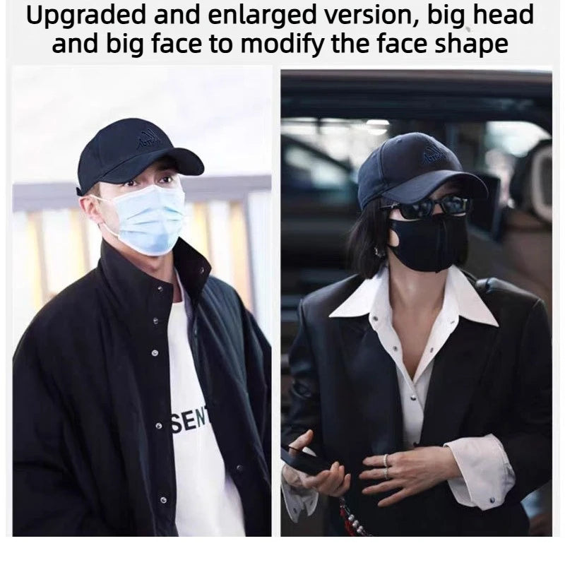65CM Big Size Quality Hard-top Baseball Cap Outdoors Fashion Unisex Adjustable Embroidered Letters Sports Sunscreen Hat