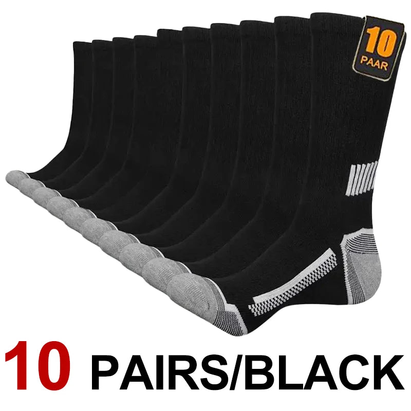 10/30 Pairs Neutral Solid Color Round Neck Socks Spring Summer Sweat Absorbing Breathable Comfortable All-season Sports Socks