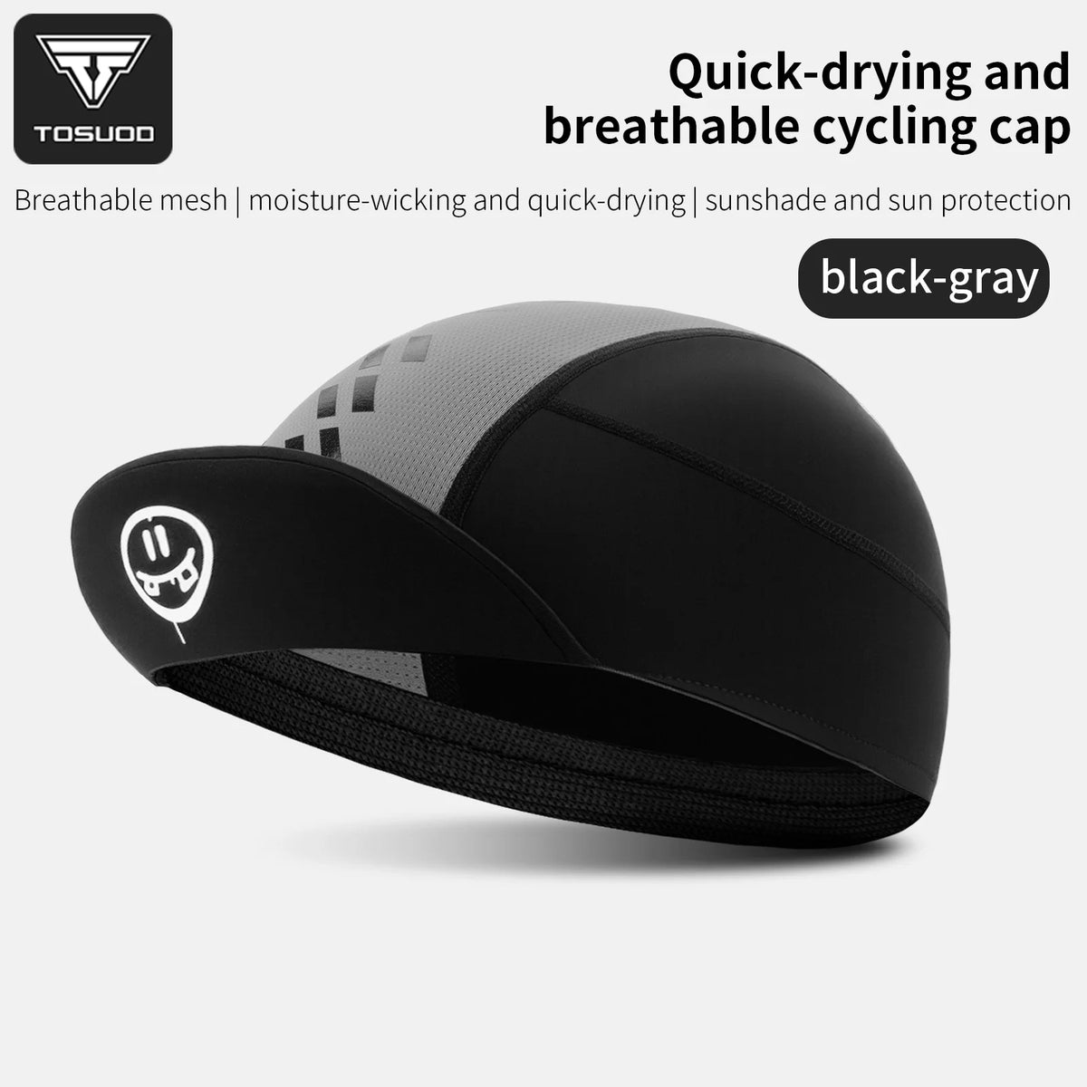 TOSUOD Summer Caps Breathable High Elastic Helmet Liner Running Cycling Lightweight Persoality Hat Bicycle Cap