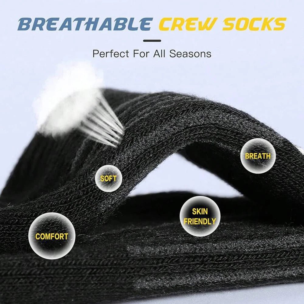 10/20/30 Pairs Men Outdoor Sports Socks Anti Odor Sweat Absorbing Breathable Comfortable Basketball Cycling Running Casual Socks