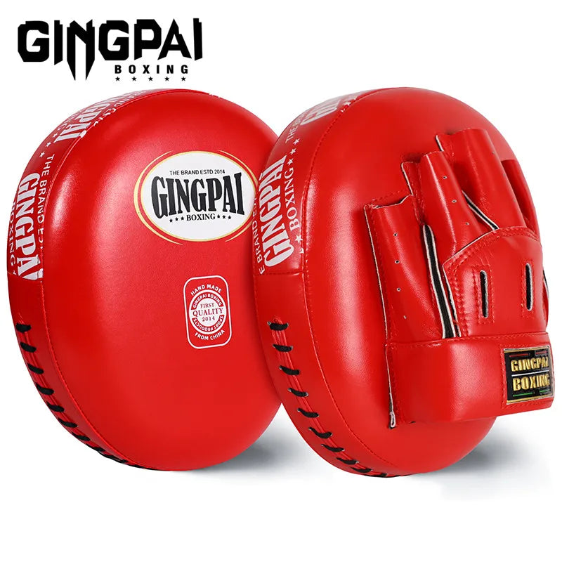 1 PC Thickened Microfiber Leather Muay Thai Hand Target Boxing Speed Target MMA Sanda Boxing Target Focus Training Taekwondo Pad