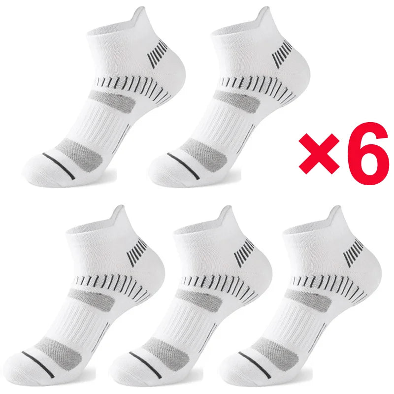 5/10/30 Pairs Men's Cotton Sports Socks Set Mesh Breathable for Running Basketball Cycling Short Male Socks
