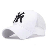 Hat Summer Embroidery Letters Breathable Duck Tongue Cap Female Sports Sun Hat Male Casual Outdoor Mesh Baseball Cap
