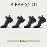 4 Pairs/Lot Men Sport Socks New Anti-sweat Women Gym Socks Men Breathable Cycling Socks Quick Dry Unisex Fitness Socks Set