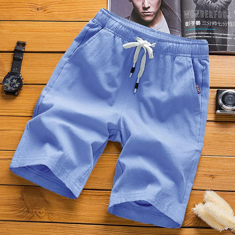 2026 New Summer Men'S Casual Shorts Beach Pants Running Sport Straight Short Pants Male Thin Sweatpant Leisure Loose Shorts