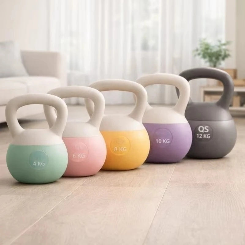 Anti Slip Handle Soft Kettlebell Sport Training Weights For Daily Home Gym Full Body Workout Equipment