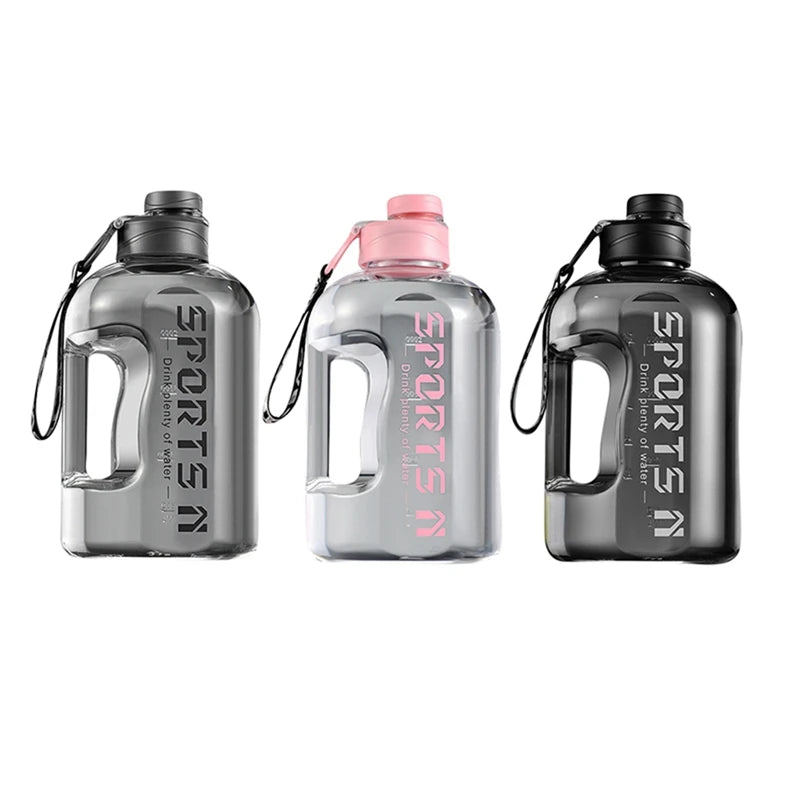 2.7/1.7LSport Water Bottle Super Large Capacity Accurate Calibration Water Kettle Fitness Gym Hiking Travel Leak Proof Water Jug