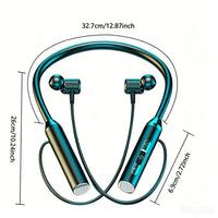 Bluetooth 5.0 Wireless Bluetooth Headphones With Mic Magnetic Design Neckband Earphone Wireless 9D Stereo Bluetooth Earphone