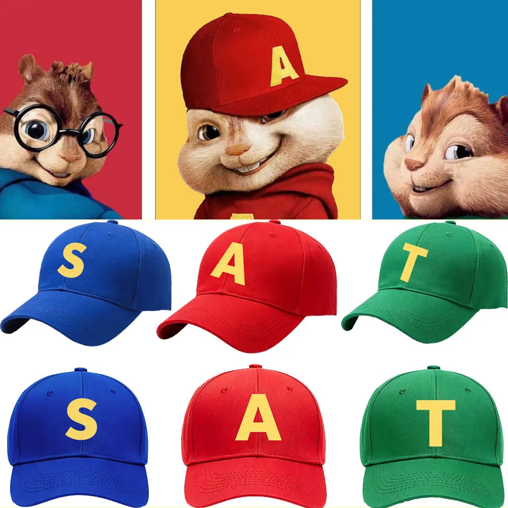 Alvin and The Chipmunks 2026 Fashion Unisex Casual Baseball Cap Alvin Chipmunk Cartoon Caps Adjustable Hat Friend Gift