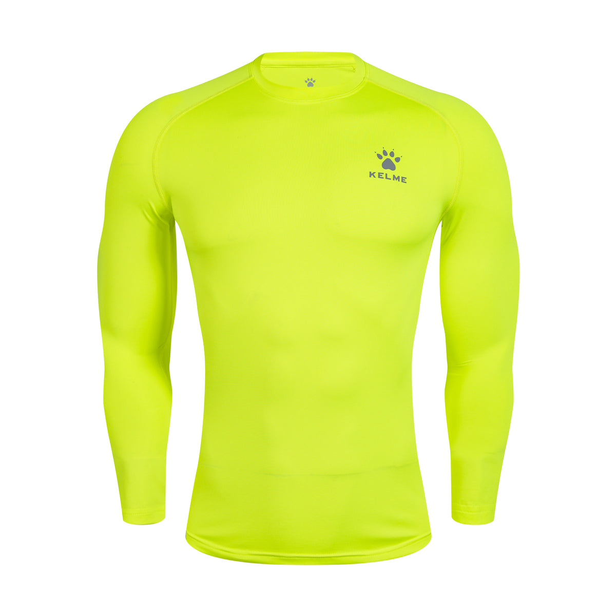 KELME Men's Running T-shirts Compression Shirts Bodybuilding Sports Tights Long Sleeves Exercise Workout Fitness 3891113