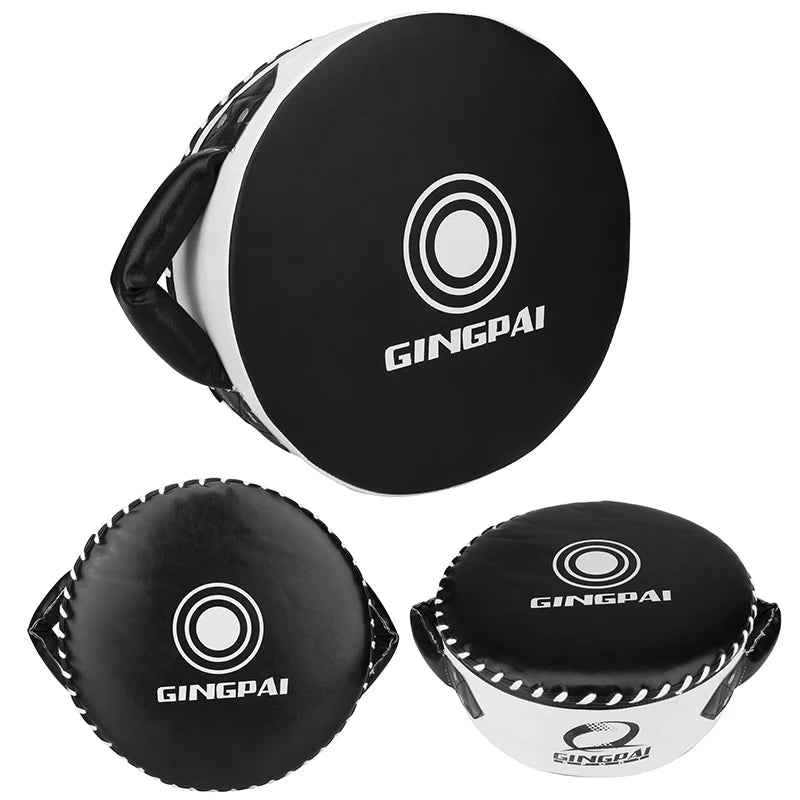 GINGPAI High Quality PU Boxer Big Round Target Shield Hand Foot Focus Mat Karate Taekwondo Kick Boxing Pads